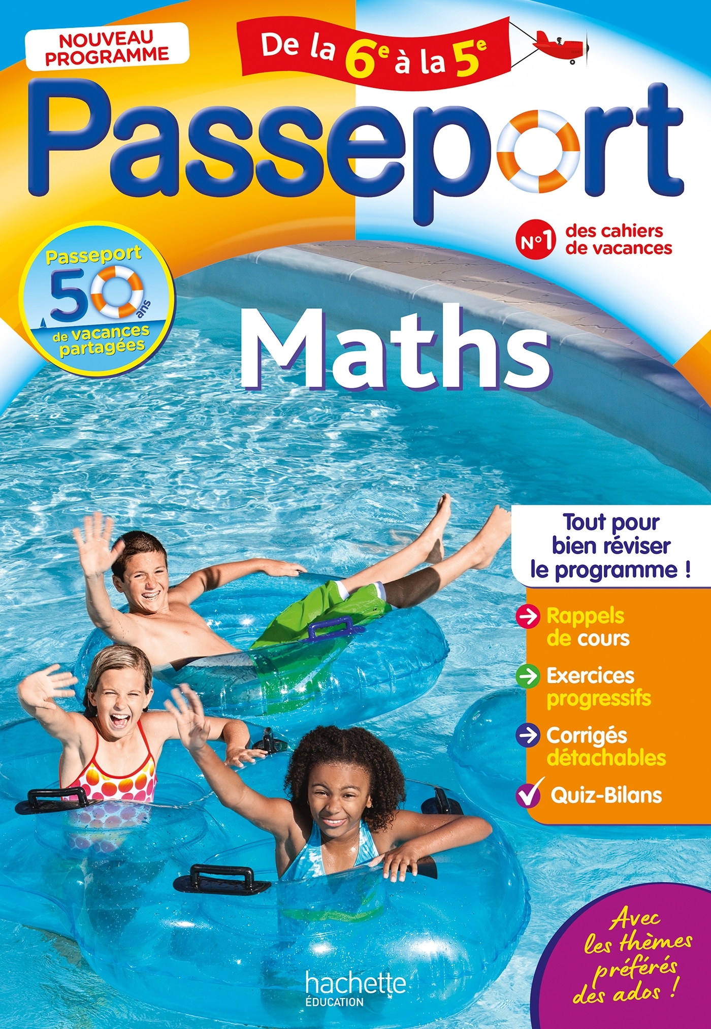 Image de  Passeport - maths de la 6E à la 5 e - cahier de vacances 2026 