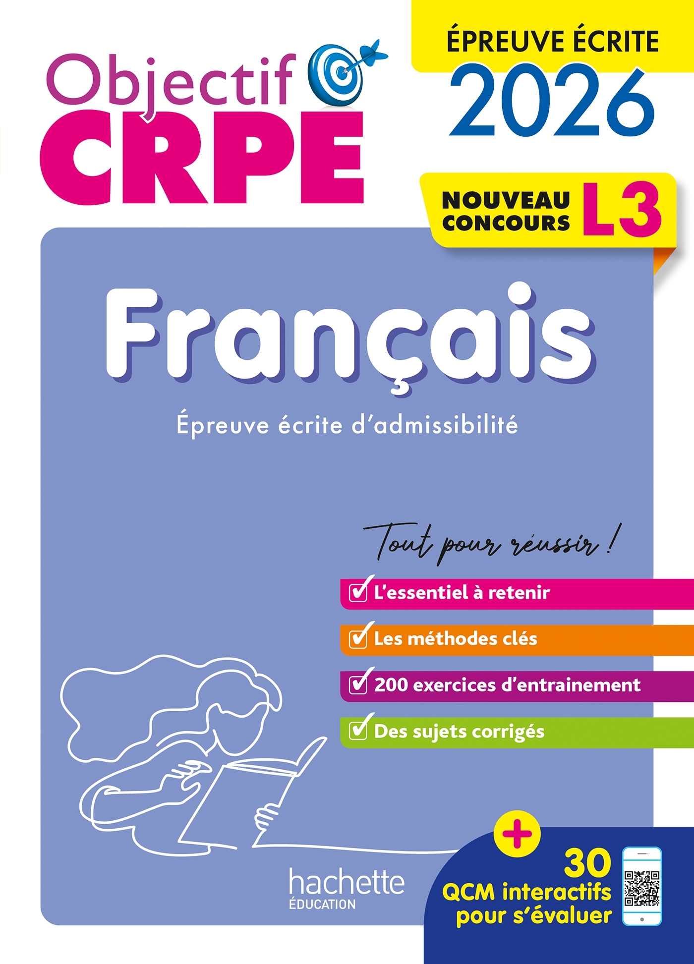 Image de  Objectif crpe 2026-2027 - français - épreuve écrite d'admissibilité l3 