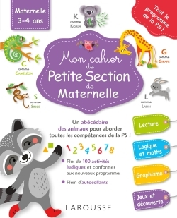 Ref. 9782035932983, Mon grand cahier larousse de la maternelle : petite section