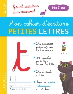 Ref. 9782035933065, Mon cahier d'écriture - petites lettres - dès 5 ans