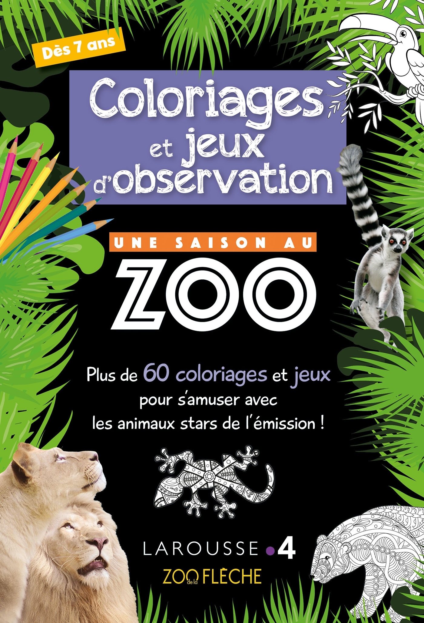 Ref. 9782035951496, Coloriages et jeux d'observation une saison au zoo