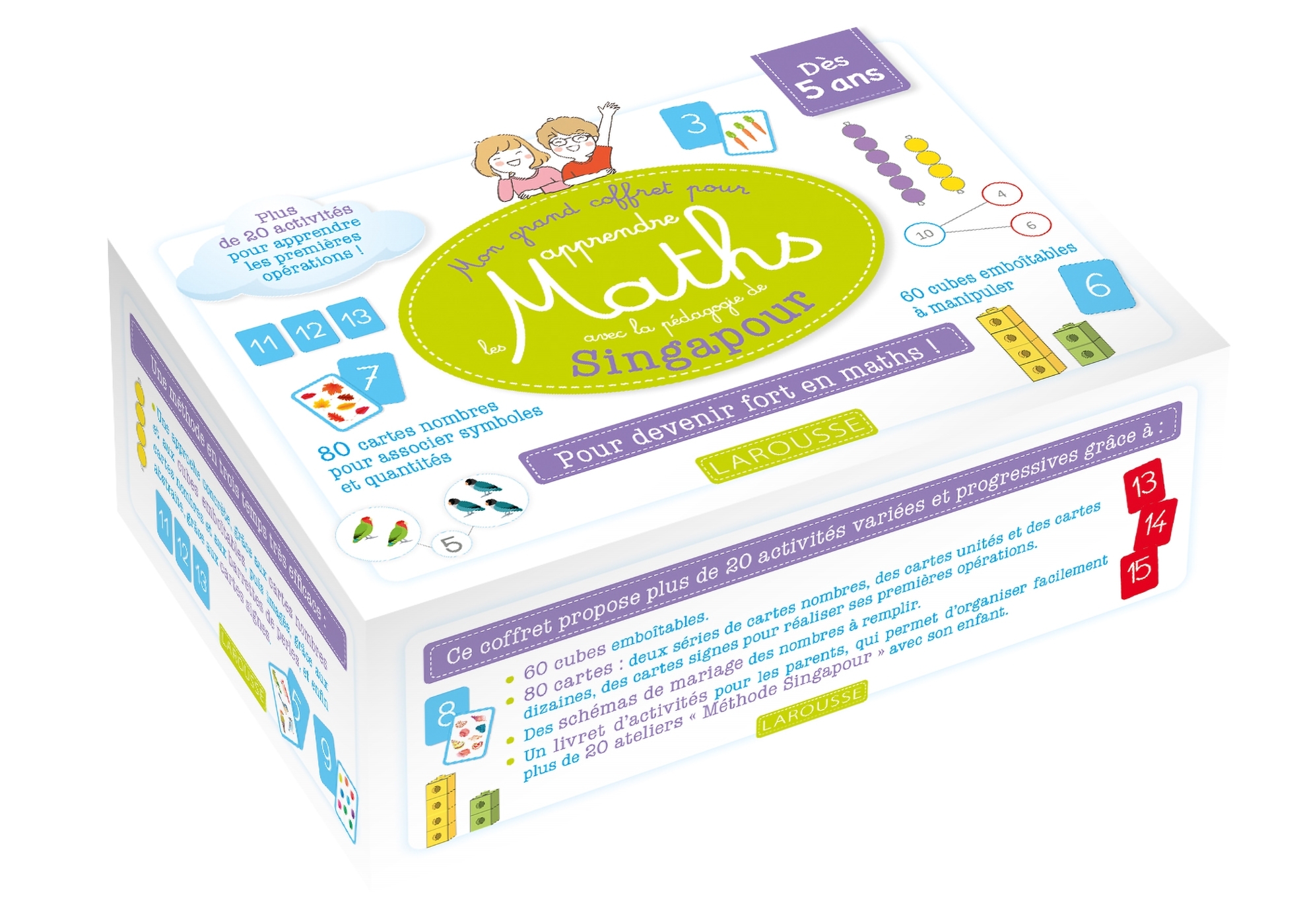 Ref. 9782035955777, Mon coffret pour s'initier aux maths avec la pédagogie de singapour