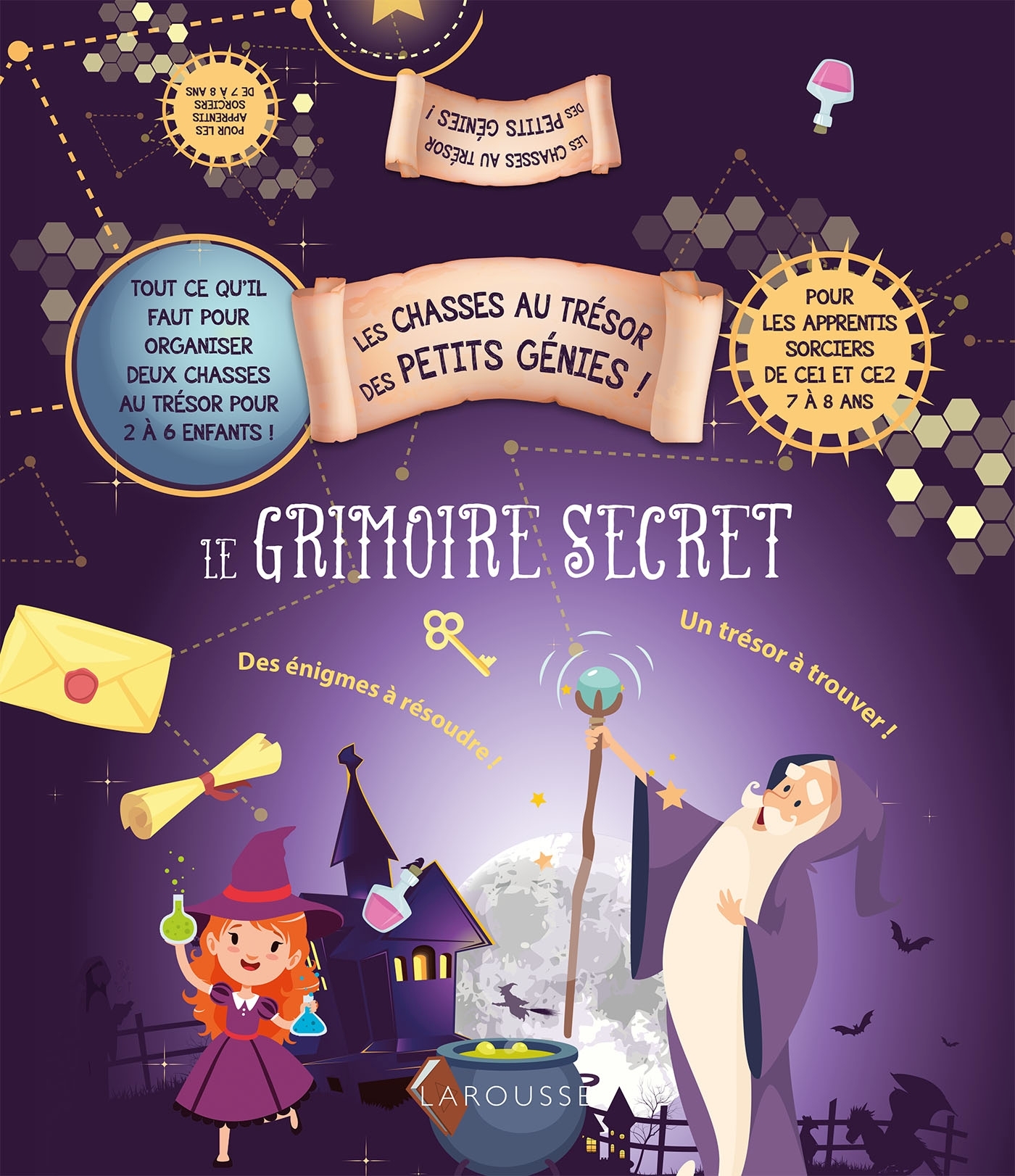 Ref. 9782035962263, Les chasses au trésor des petits génies - le grimoire secret