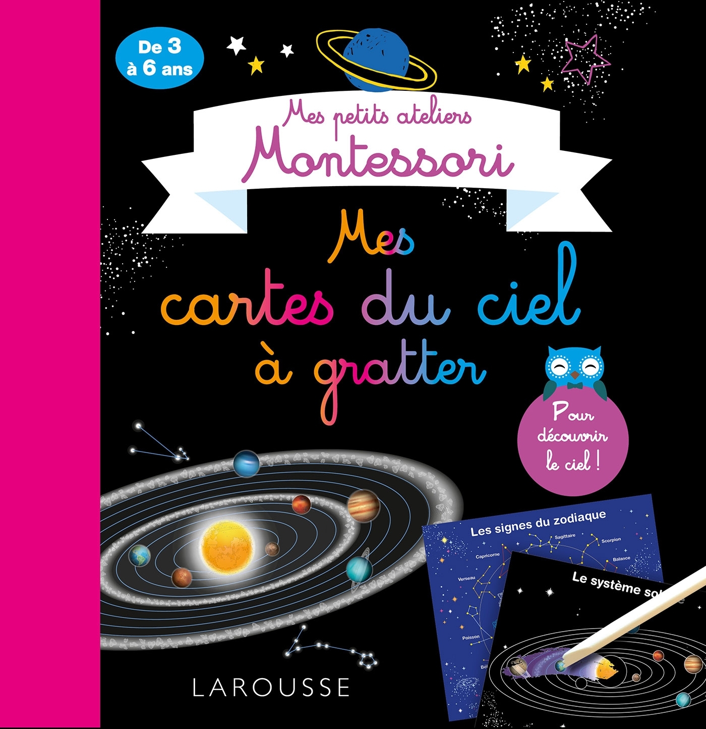 Ref. 9782035963468, Mes petits ateliers montessori - mes cartes du ciel à gratter