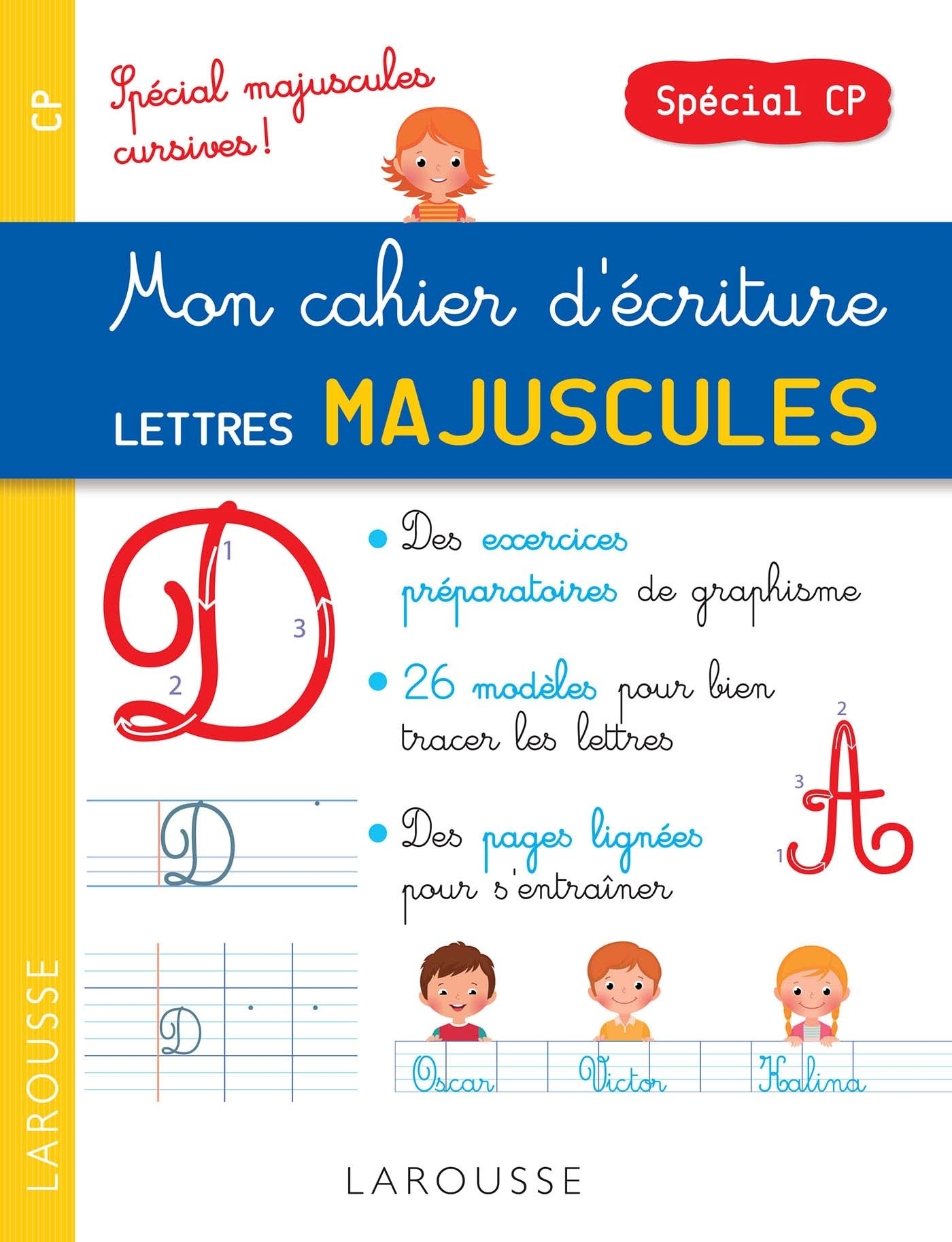 Ref. 9782035963543, Petit cahier d'écriture spécial majuscules