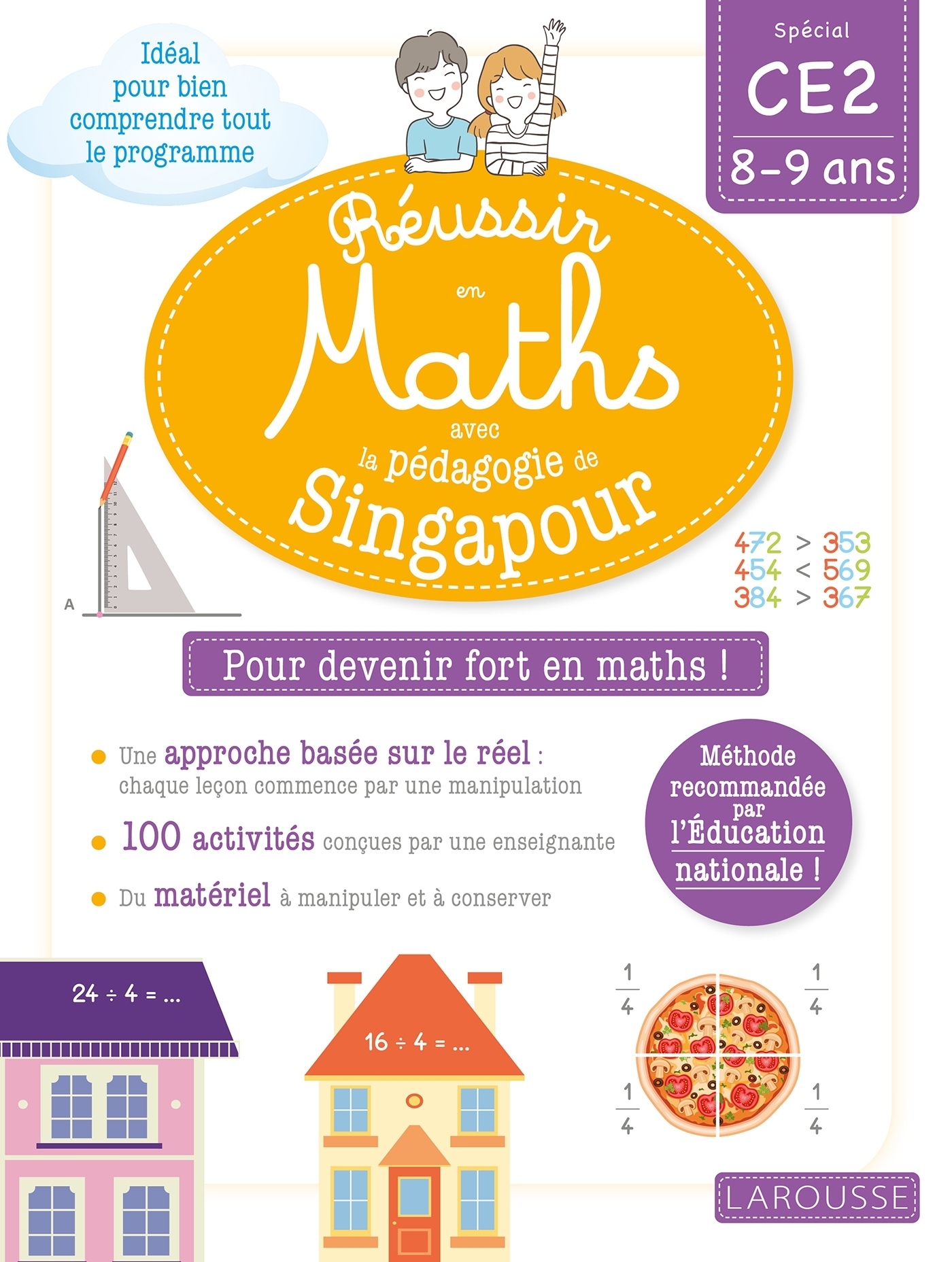Ref. 9782035963611, Réussir en maths avec singapour CE2