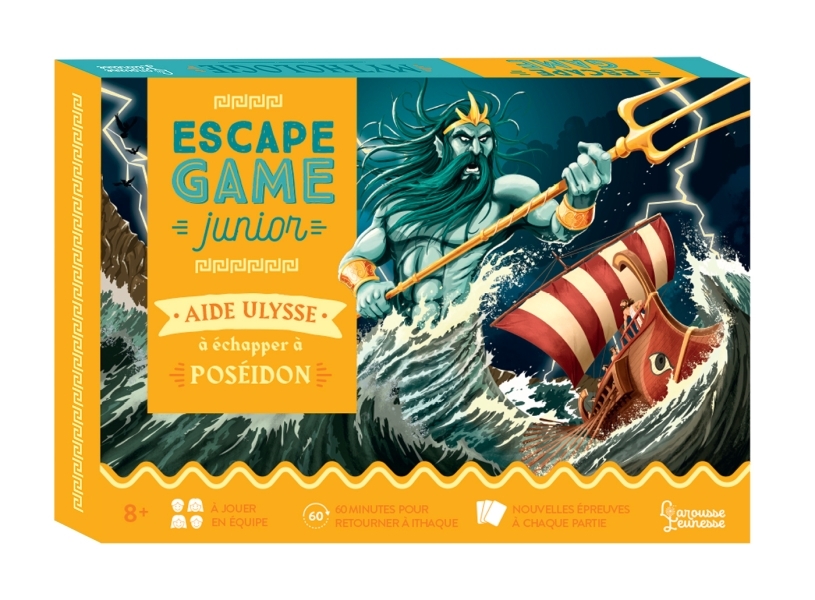 Ref. 9782035977861, Escape game junior - aide ulysse à échapper à poséidon