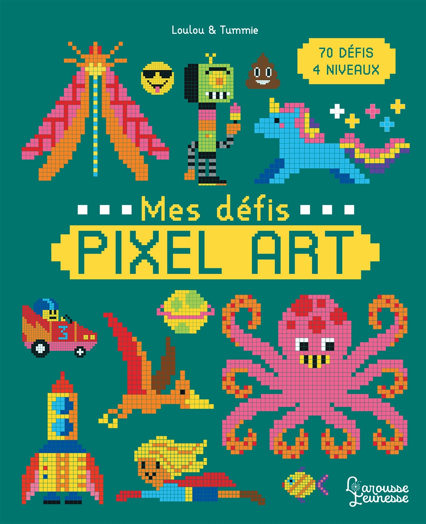 Ref. 9782035977915, Mes défis pixel art