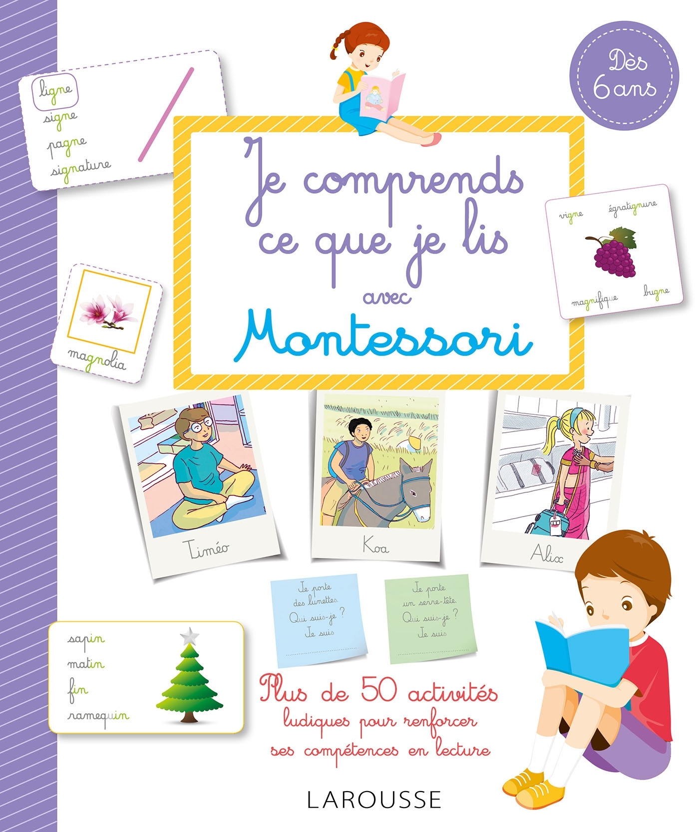 Ref. 9782035979148, Mon cahier montessori je comprends ce que je lis