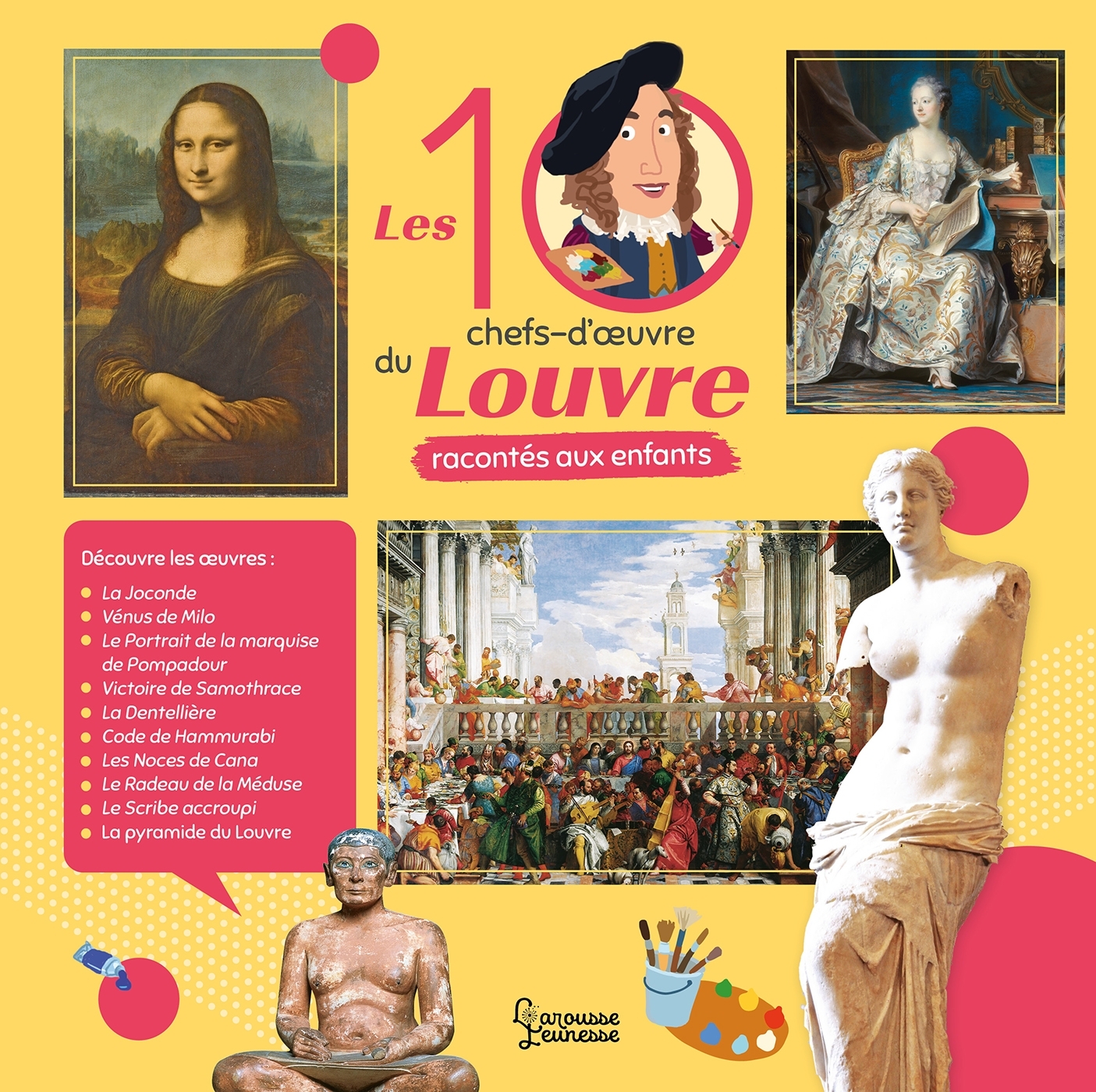 Ref. 9782035982544, Les 10 chefs-d'oeuvre du louvre racontés aux enfants