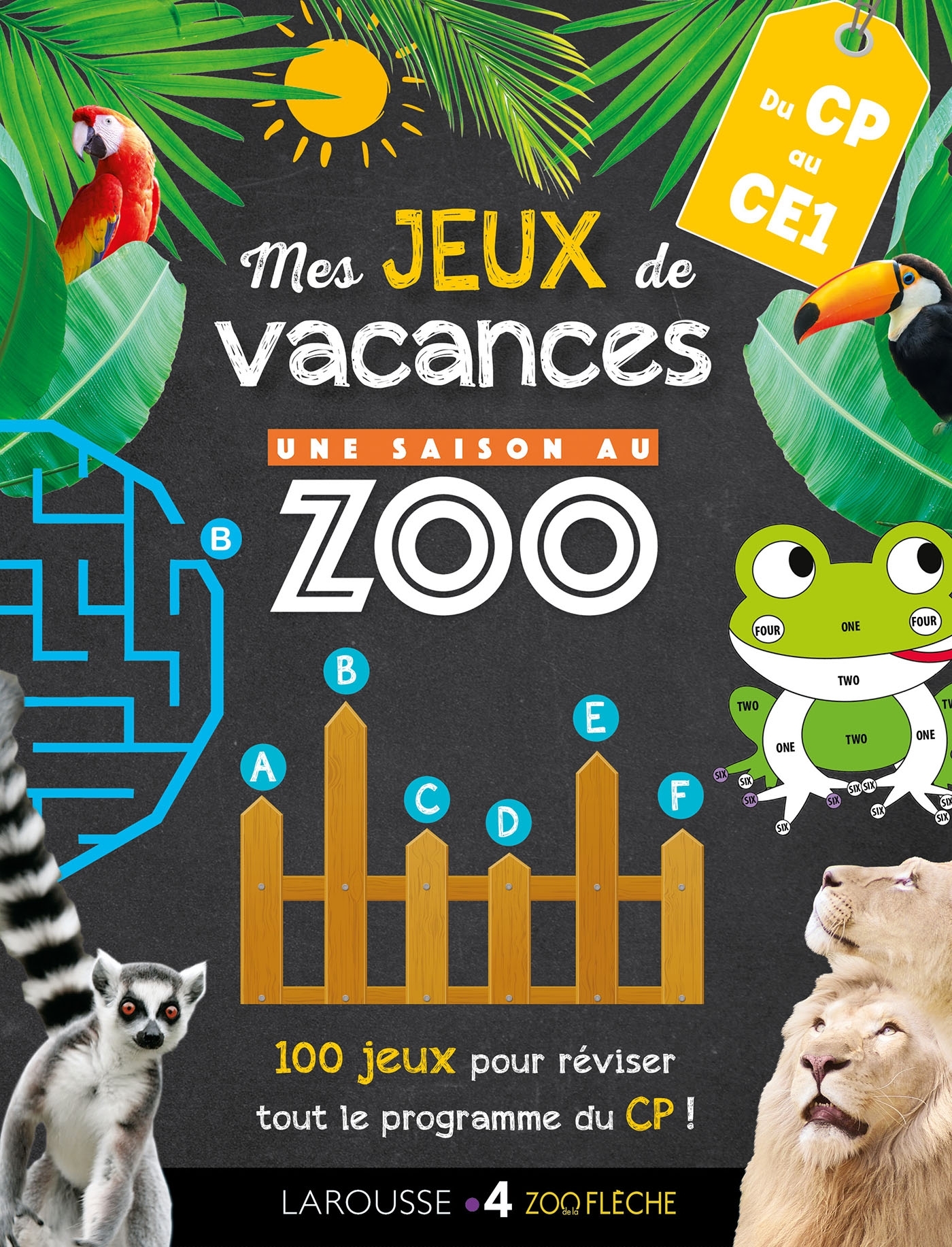 Ref. 9782035982742, Jeux de vacances une saison au zoo - CP pour réviser en s'amusant