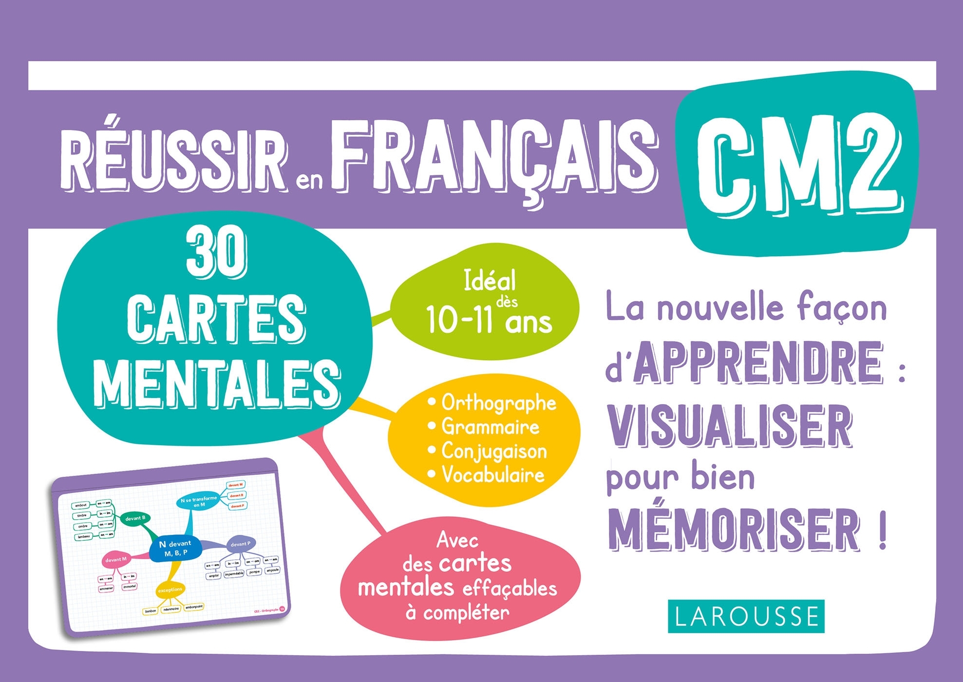 Ref. 9782035989871, Cartes mentales français CM2