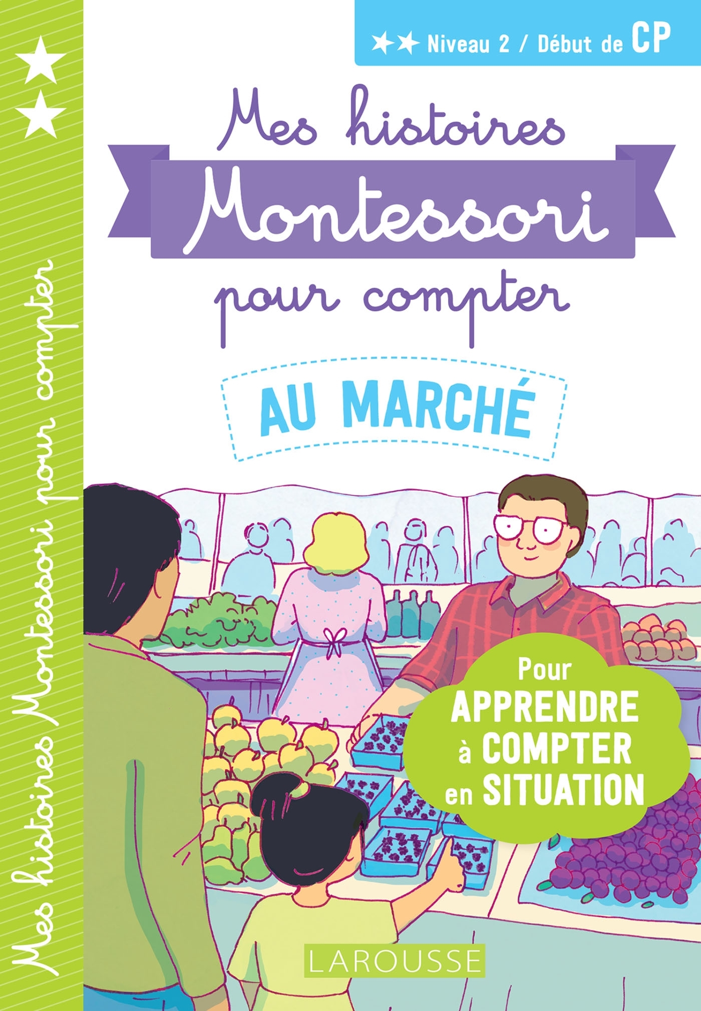 Ref. 9782035992239, Mes histoires montessori  pour compter - au marché