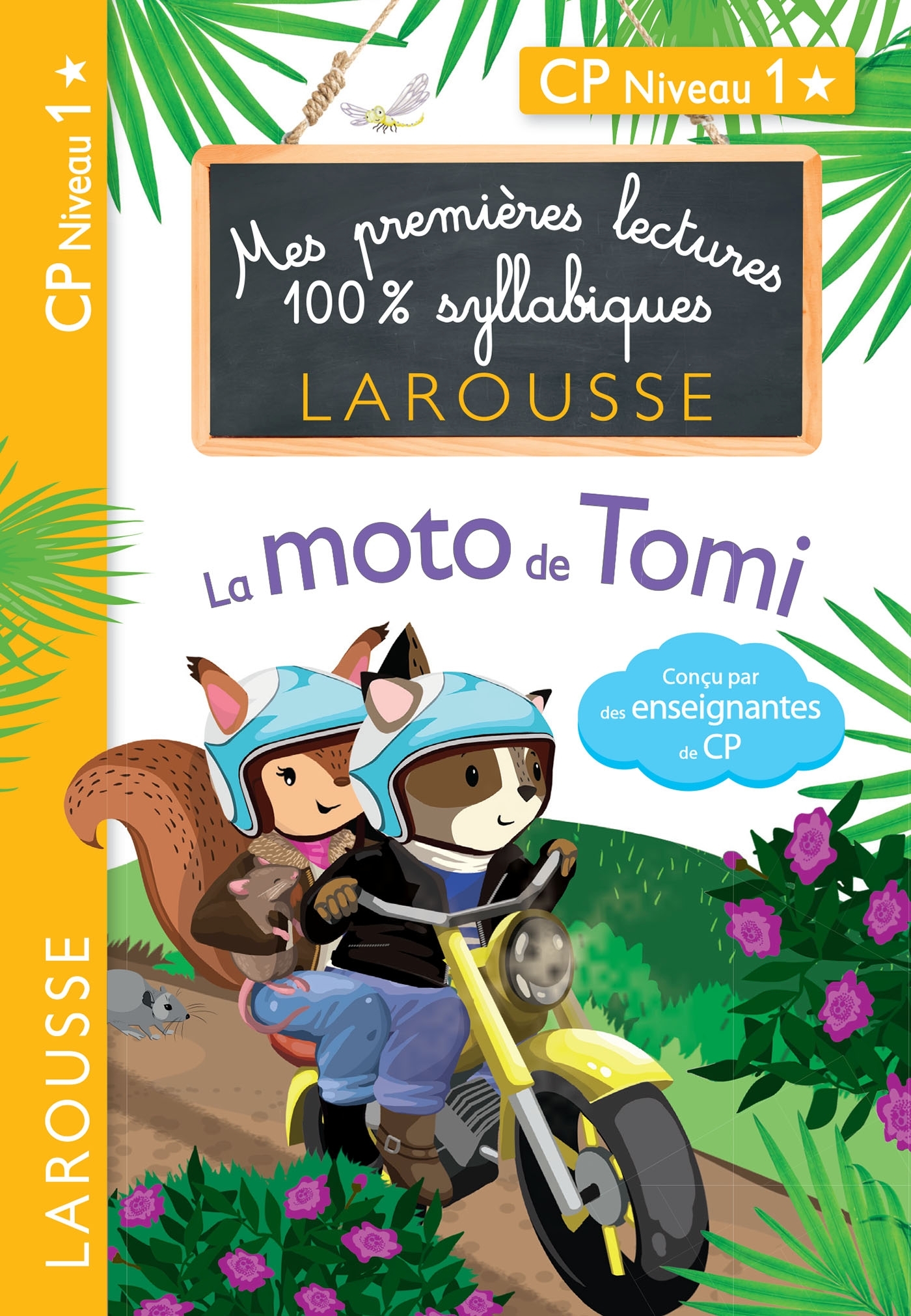 Ref. 9782035992345, Premières lectures 100 % syllabiques larousse : la moto de tomi