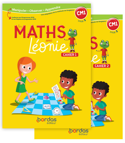 Image de  Les Maths Avec Léonie Cm1 2022 Cahiers De L'Élève N°1 Et N°2 Sous Film 