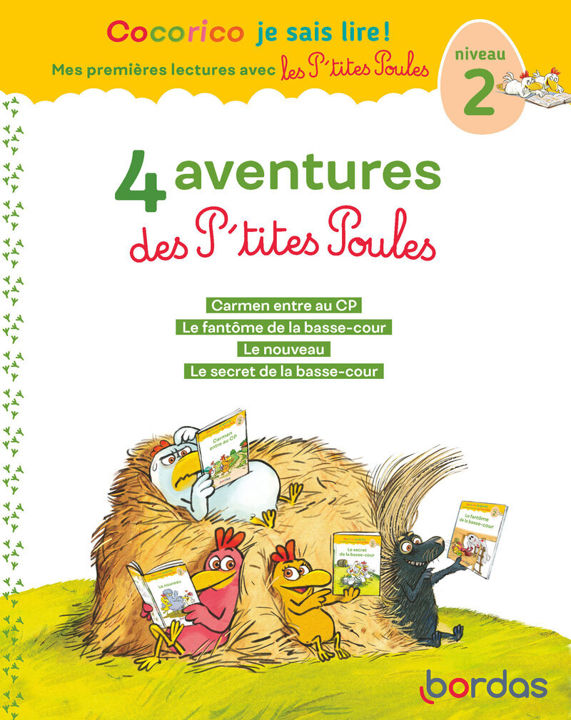 Image de  Cocorico je sais lire ! 1res lectures - 4 aventures p'tites poules... 