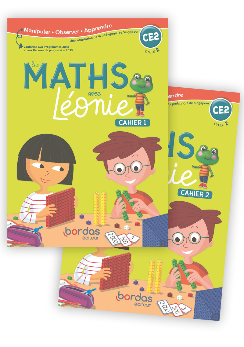Ref. 9782047401514, Les maths avec léonie CE2 2020 cahiers de l'élève n°1 et n°2 -...