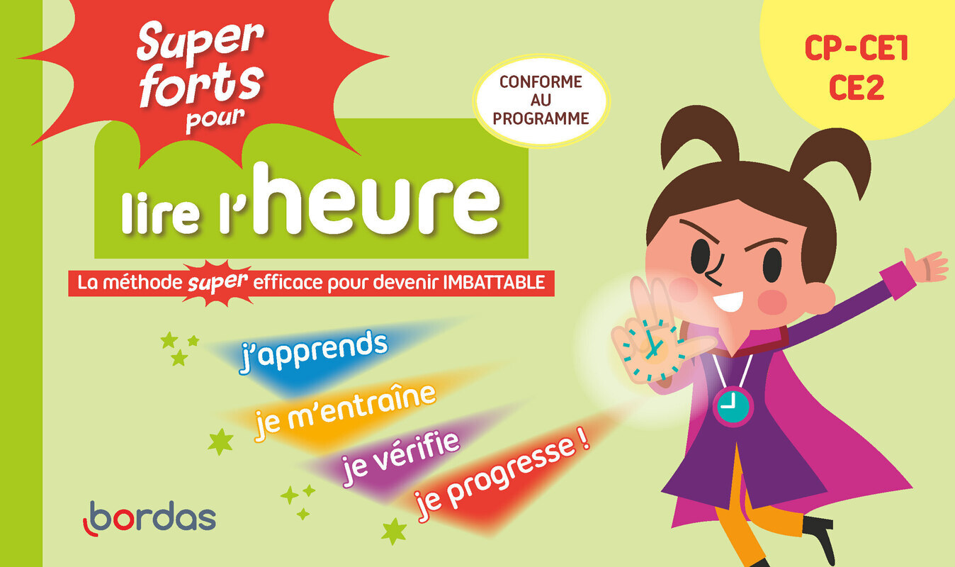 Image de  Super forts pour lire l'heure du CP au CE2 