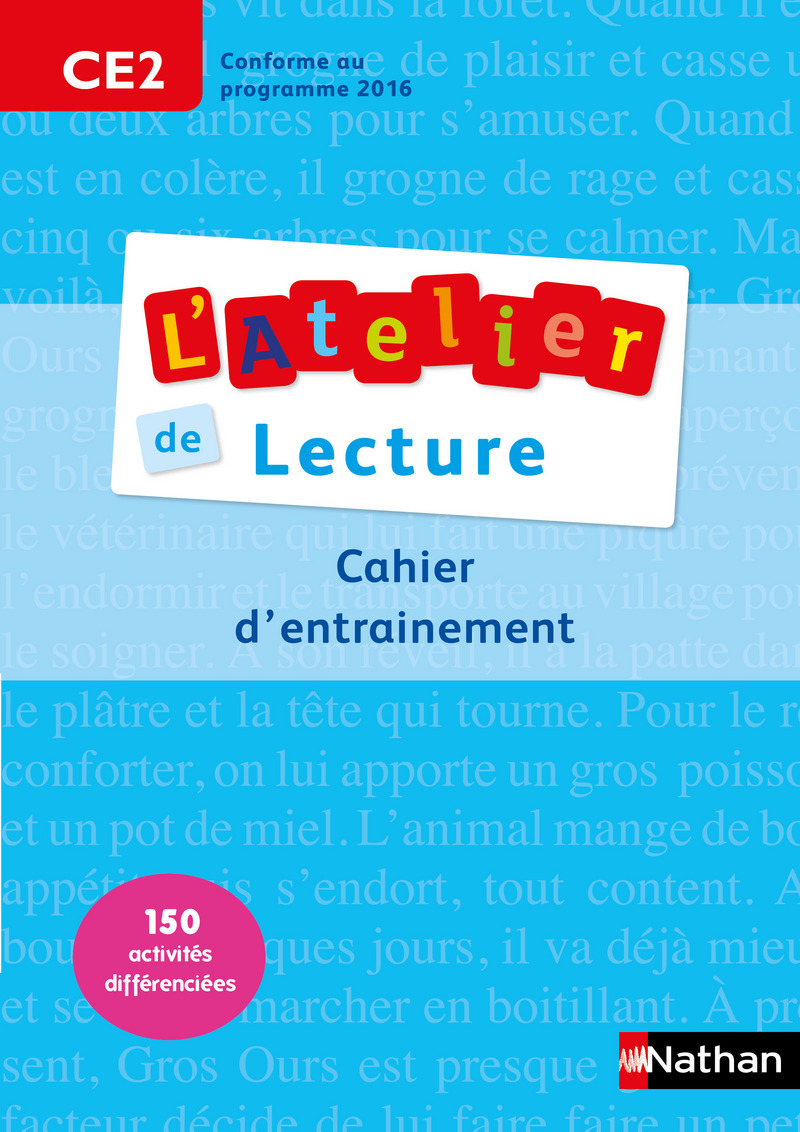 Image de  L'atelier de lecture - cahier entrainement - CE2 
