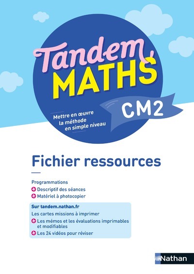 Image de  Tandem Maths - Fichier Ressources Cm2 