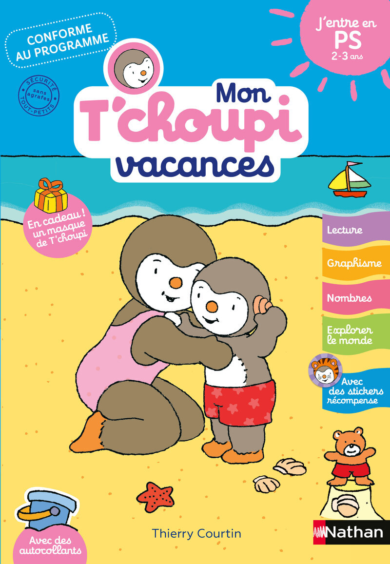 Image de  Mon tchoupi vacances j'entre en PS 2-3 ans 