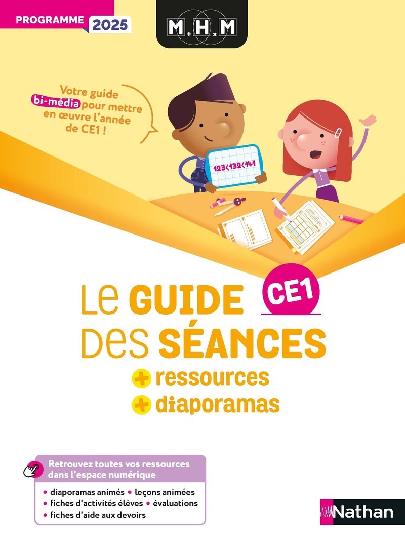 Image de  Mhm - CE1 - guide des séances + ressources - programme 2025 