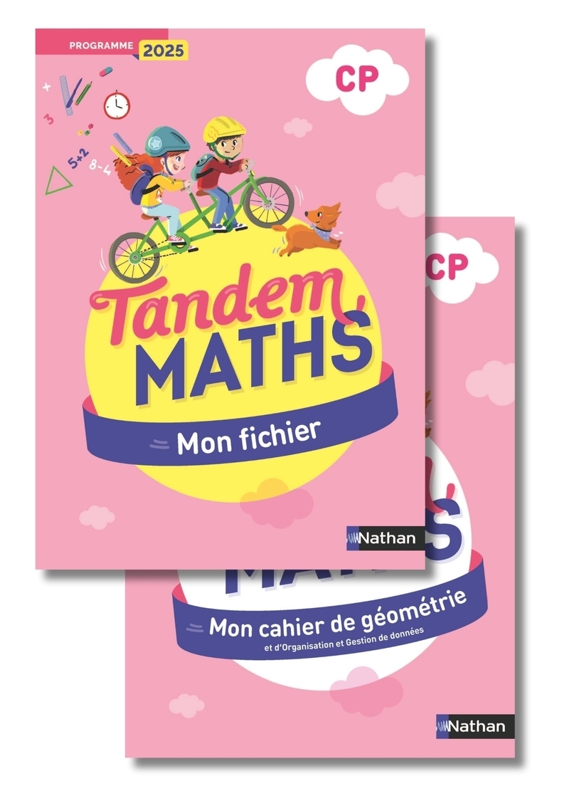 Image de  Tandem - maths CP - fichier de l'élève + cahier de géométrie 