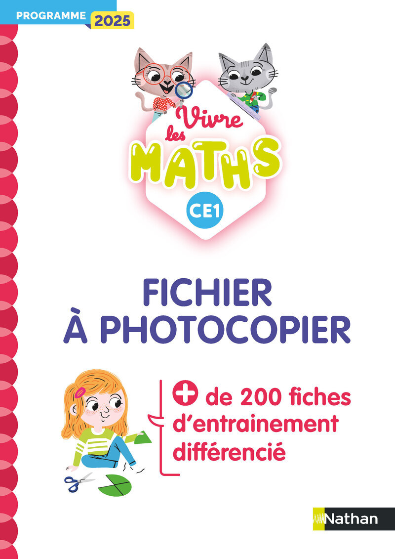Image de  Vivre les maths - CE1 - fichier à photocopier - programme 2025 
