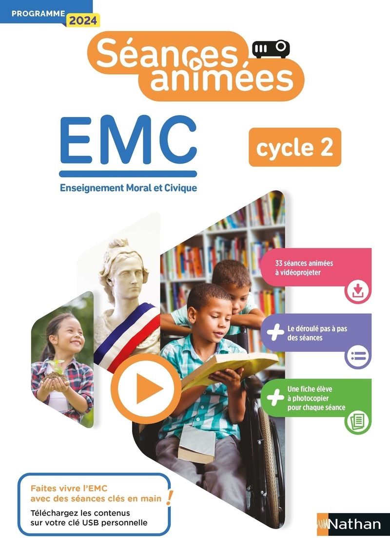 Image de  Séances animées - emc cycle 2 - guide + ressources 