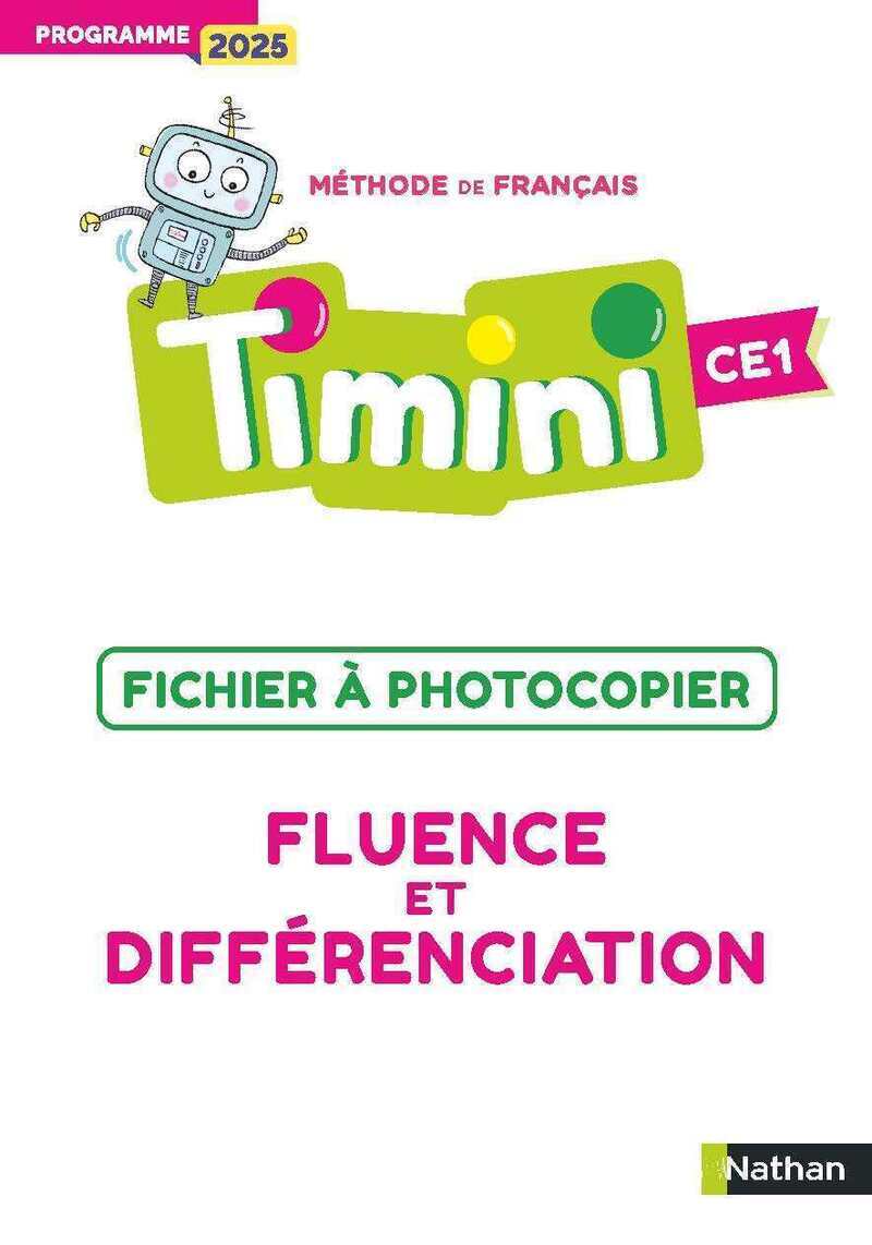 Image de  Timini - CE1 - fichier à photocopier - fluence et différenciation 