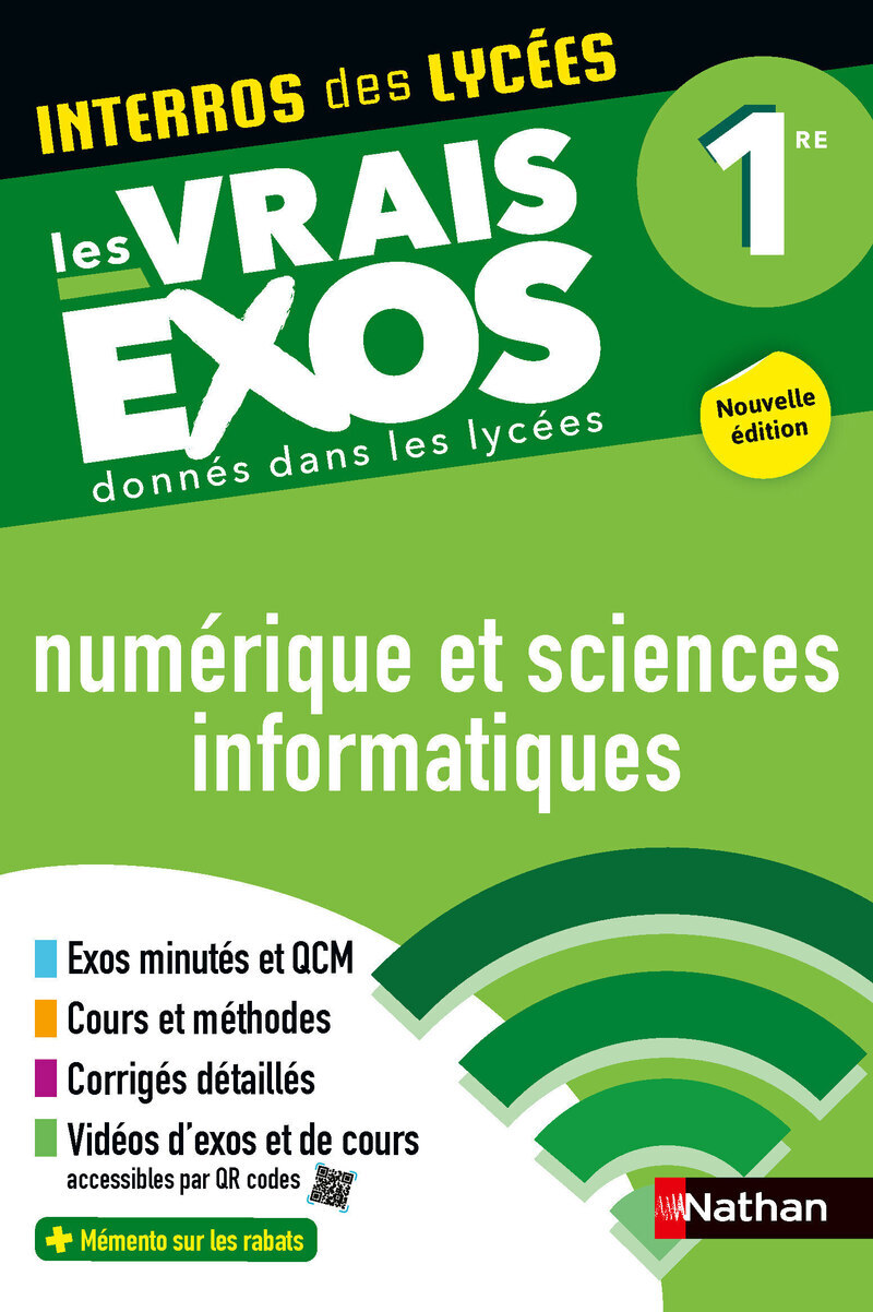 Image de  Interros des lycées numérique et sciences informatiques 1re 