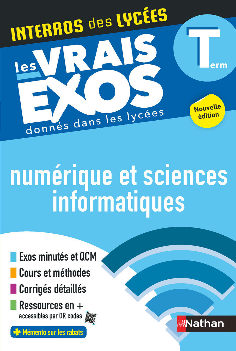 Image de  Interros des lycées numérique sciences informatiques - terminale 