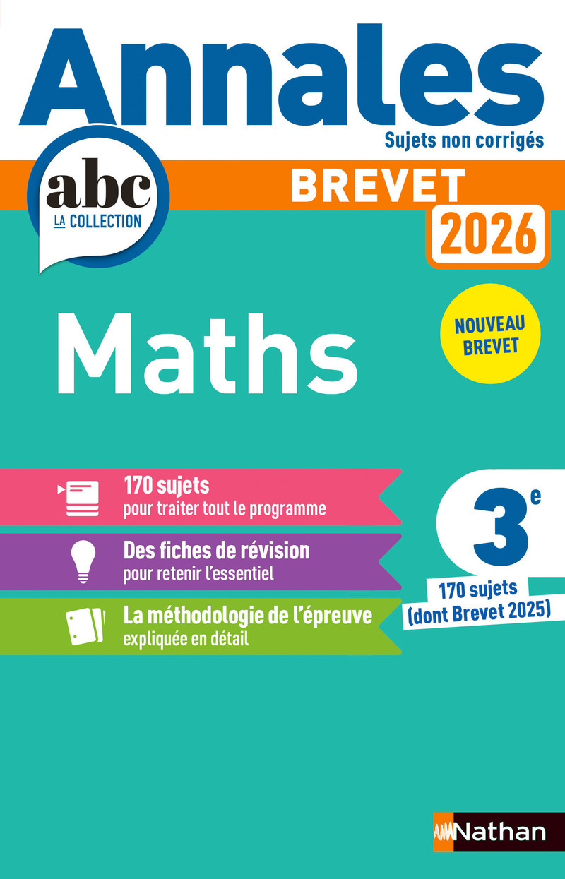 Image de  Annales brevet maths 2026 - nc 