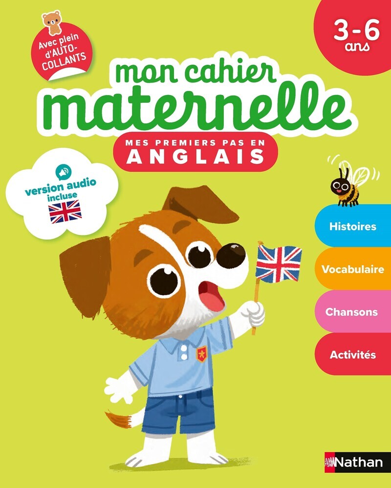 Image de  Mon cahier maternelle mes premiers pas en anglais 3-6 ans 
