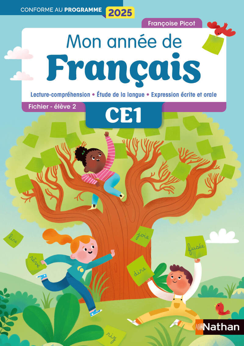 Image de  Mon année de francais - CE1 - fichier élève 2 - edition 2025 