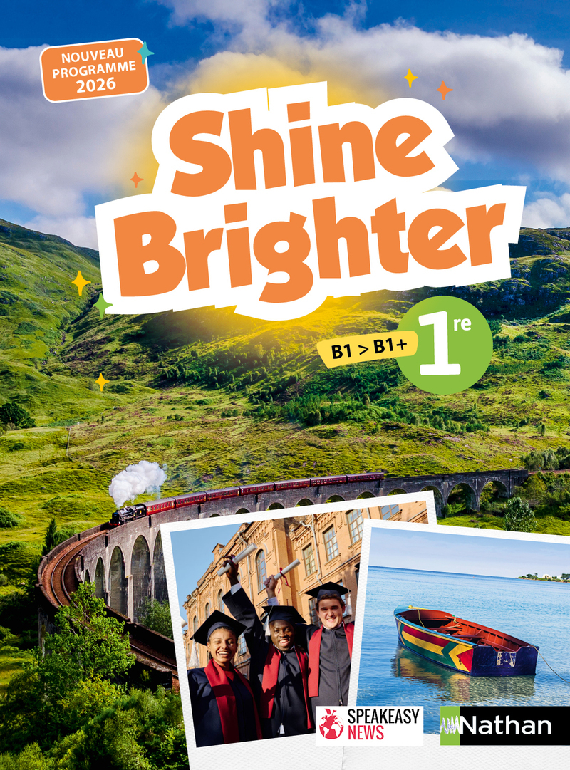 Image de  Shine brighter anglais 1re - manuel élève - 2025 