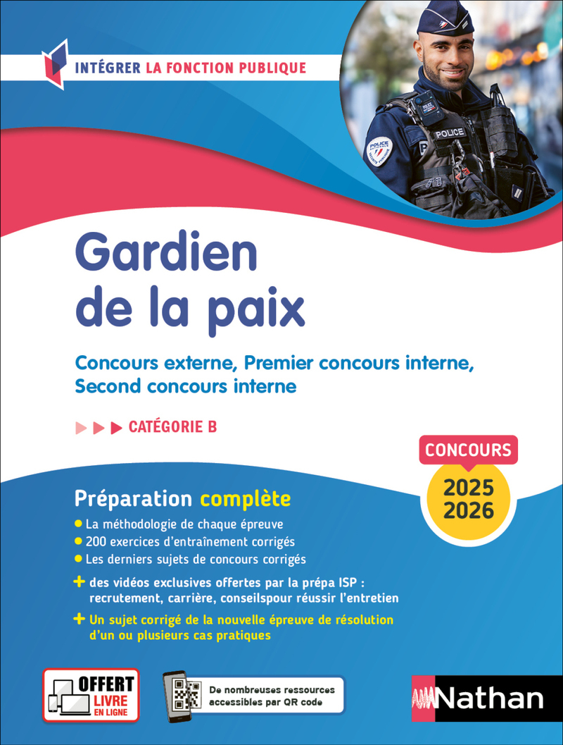 Image de  Concours gardien de la paix - catégorie b (intégrer la fonction... 