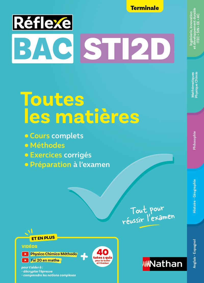 Image de  Toutes les matières bac sti2d terminale - réflexe - n° 22 