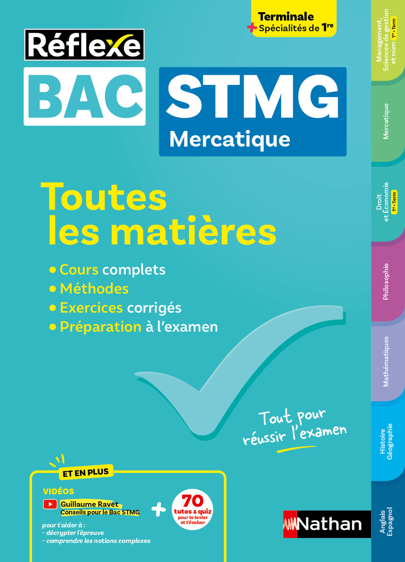 Image de  Toutes les matières bac stmg - spécialité mercatique tle +... 