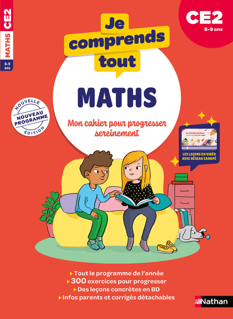 Image de  Je comprends tout - maths CE2 - mon cahier pour progresser sereinement 
