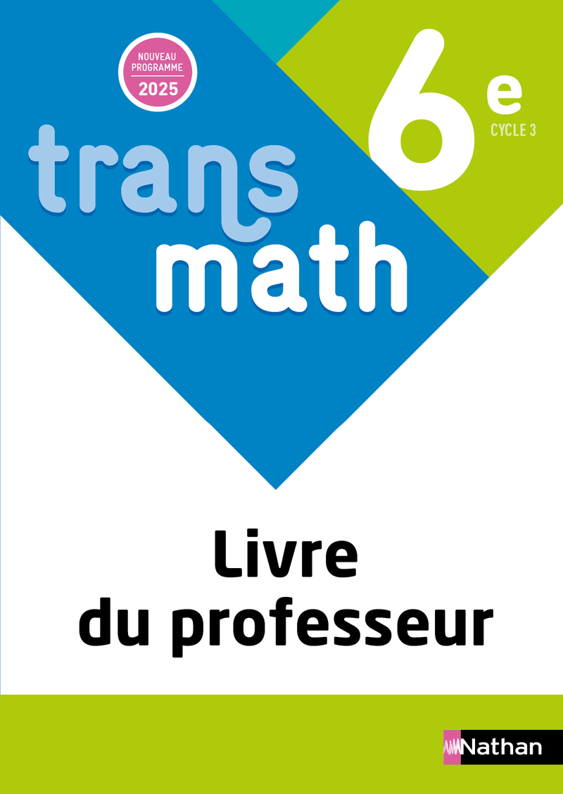 Image de  Transmath mathématiques 6E - livre du professeur - 2025 