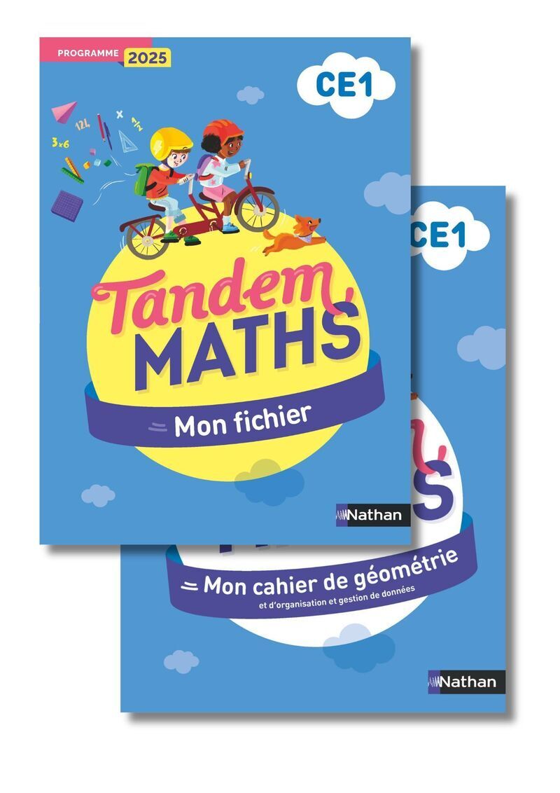 Ref. 9782095061548, Tandem - maths CE1 - fichier de l'élève + cahier de géométrie -...