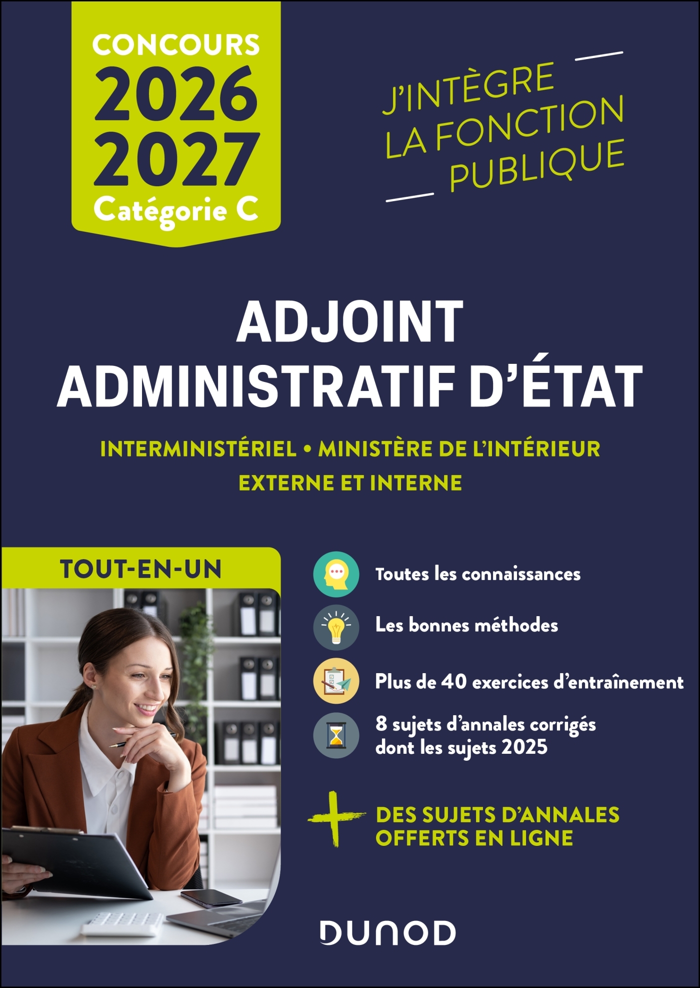 Image de  Concours adjoint administratif d'etat - 2026-2027 - externe et interne 