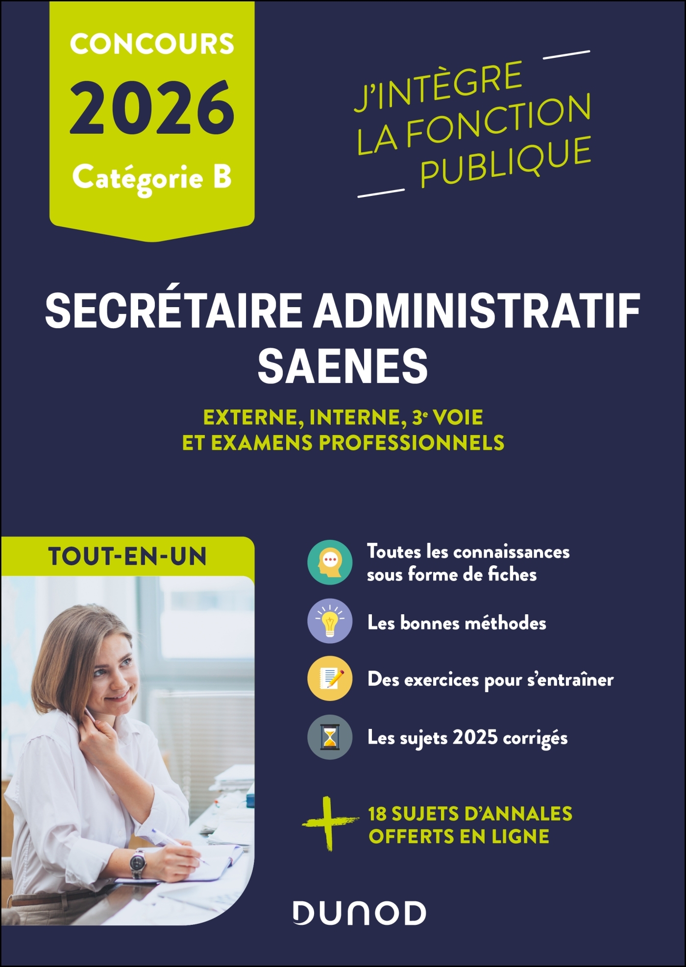 Image de  Concours secrétaire administratif et saenes 2026- tout-en-un 