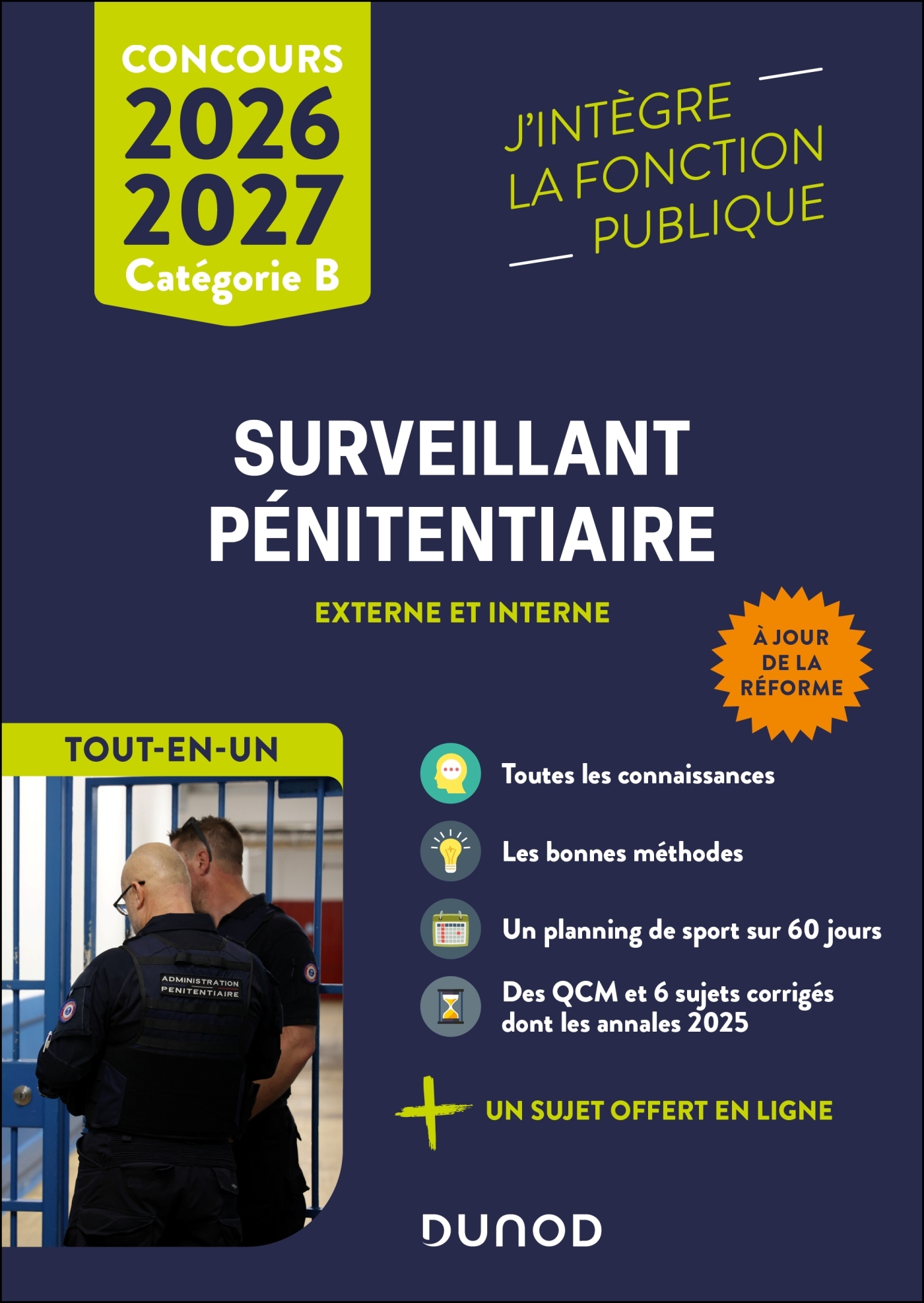 Image de  Concours surveillant pénitentiaire - tout-en-un - concours externe... 