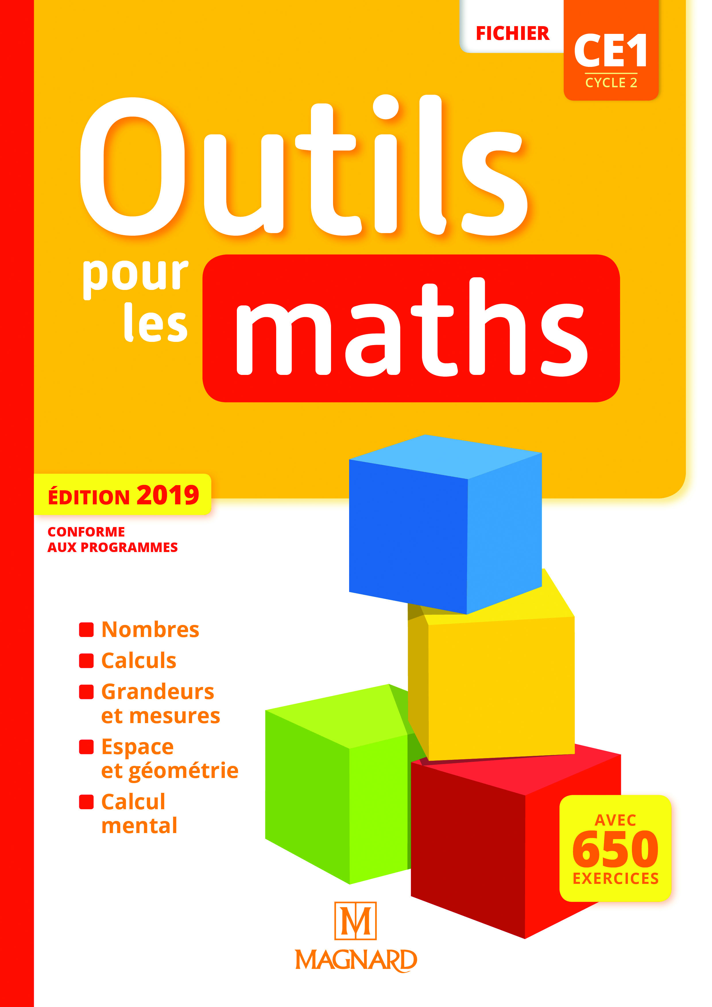 Image de  Outils pour les maths CE1 (2019) - fichier de l'élève 
