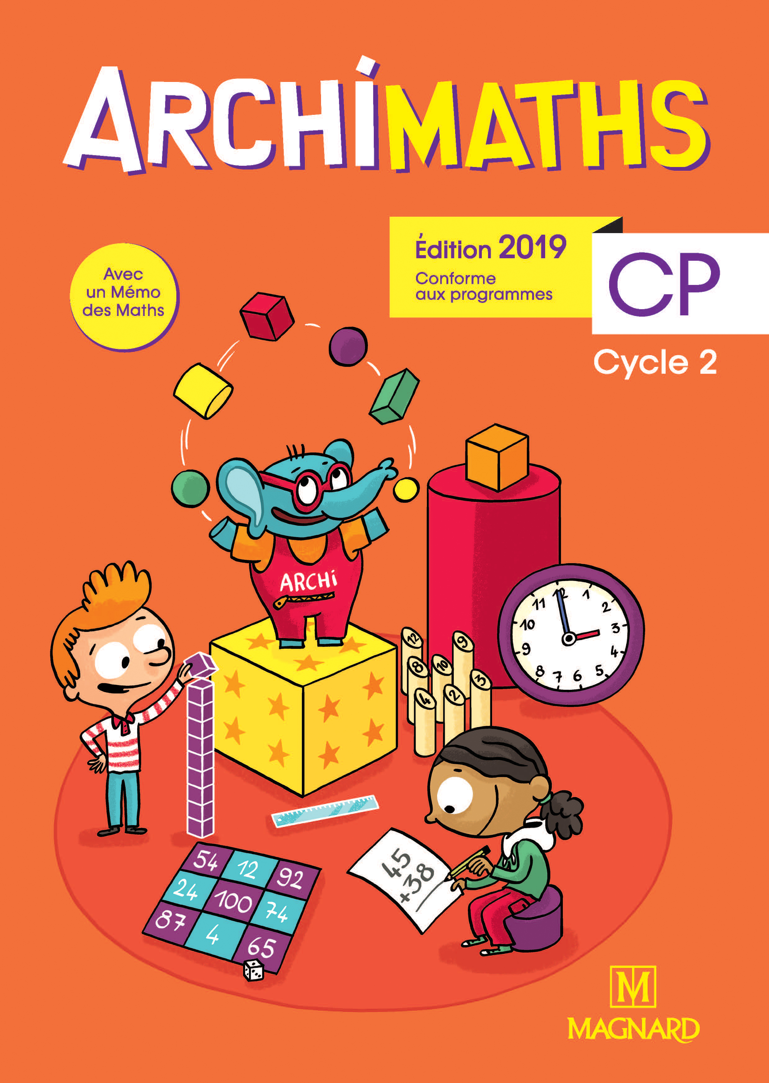 Image de  Archimaths CP (2019) - fichier de l'élève + mémo des maths 