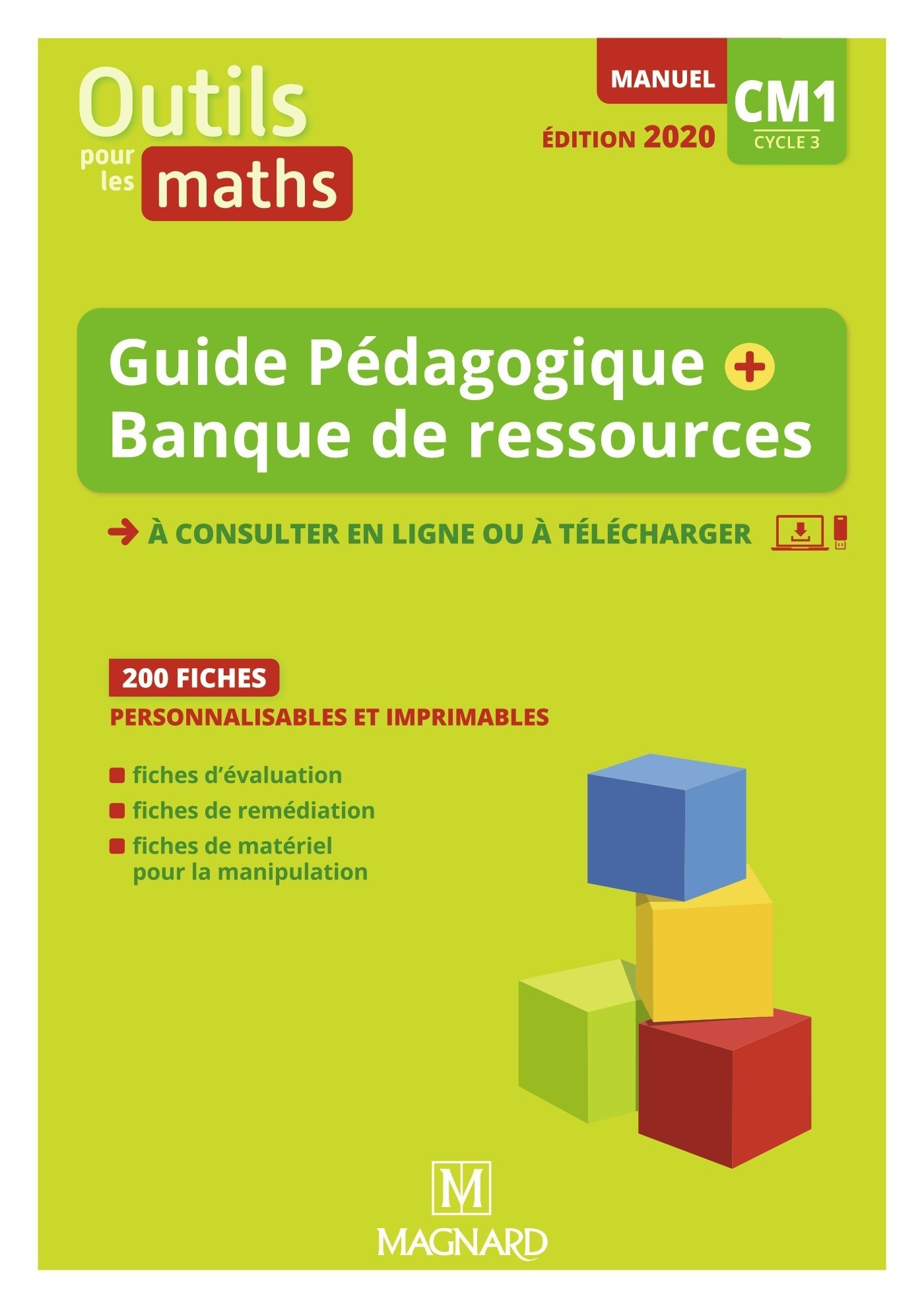 Ref. 9782210506367, Outils pour les maths CM1 (2020) - guide pédagogique papier +...