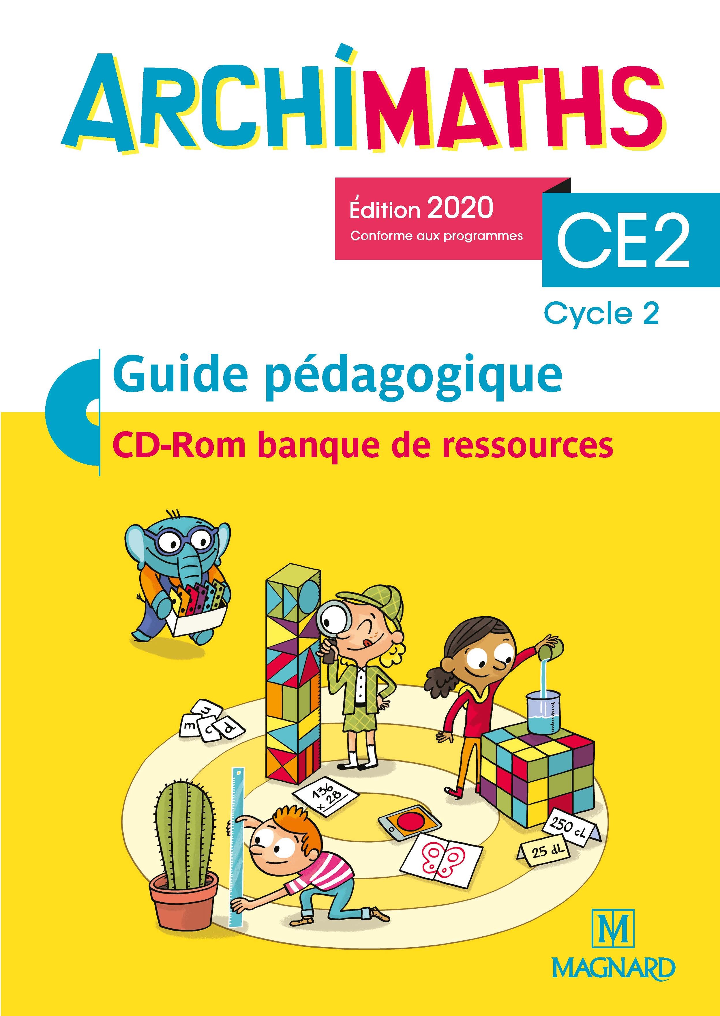 Ref. 9782210506473, Archimaths CE2 (2020) - guide pédagogique papier + banque de...
