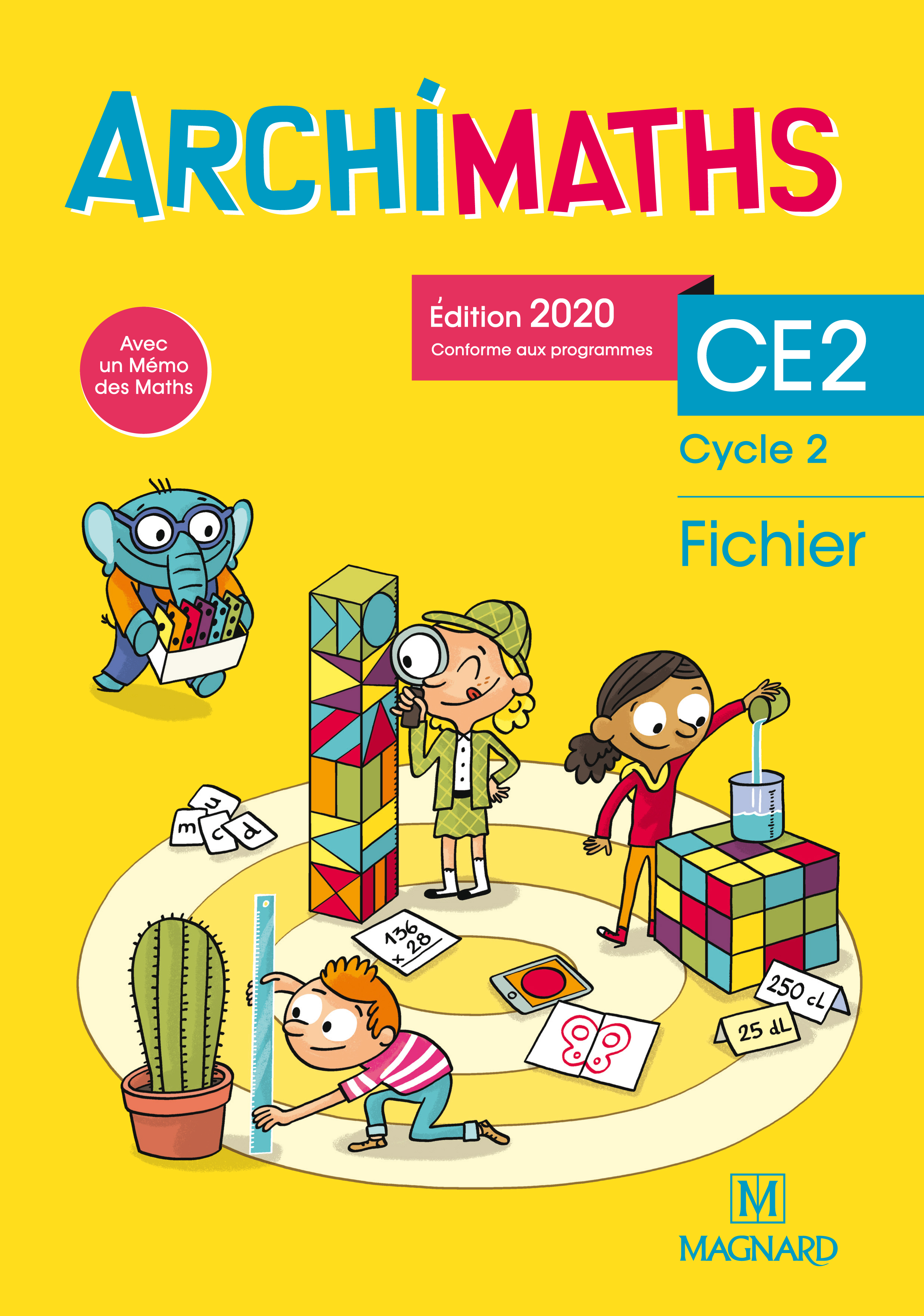 Ref. 9782210507258, Archimaths CE2 (2020) - fichier de l'élève + mémo des maths